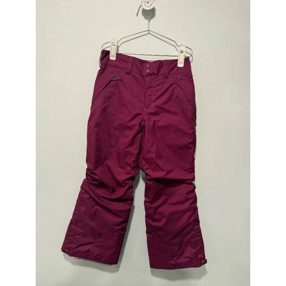 Patagonia Girls Ski Snowboard Pant M 10 Berry VGUC